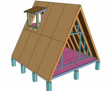 Cabane tip A frame  - Metalia Smart Decor